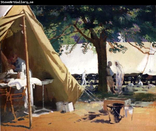 Sir William Orpen German Sick,Captured at Messines,in a Canadian Hospital